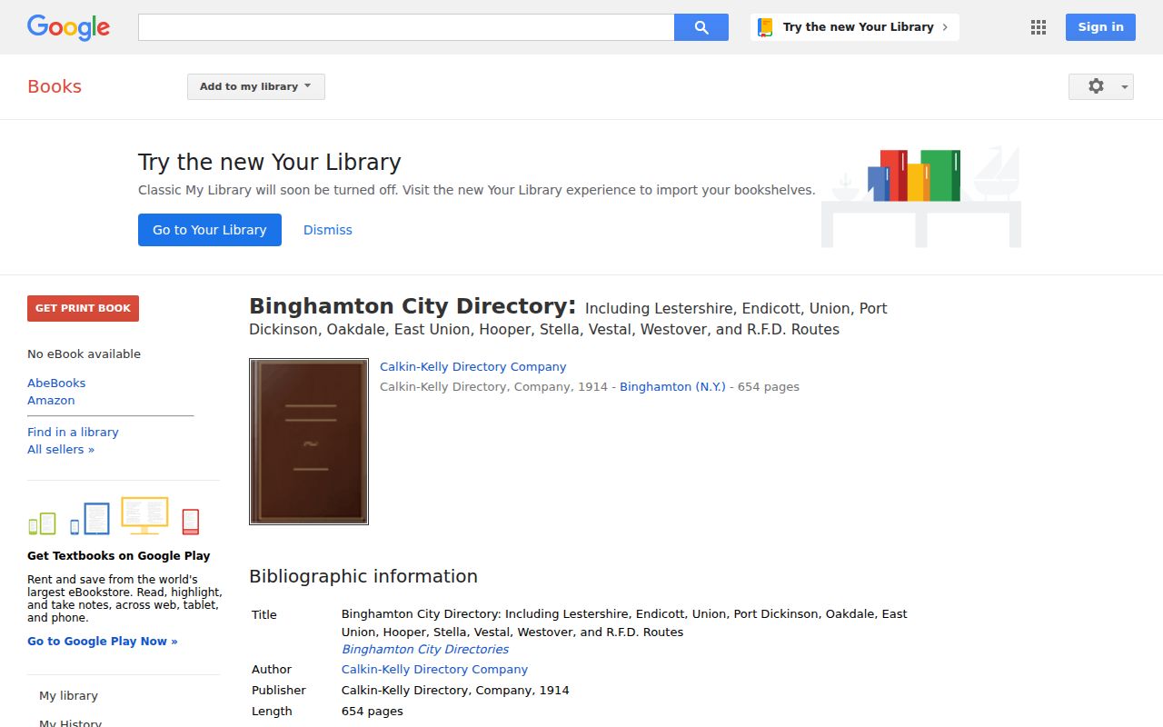 Town of Union previous residents research using the 1914 regional city directory catalog