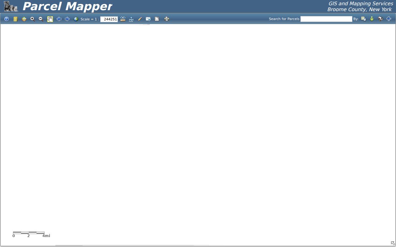 Town of Union ZIP code directory Broome Parcel Mapper view